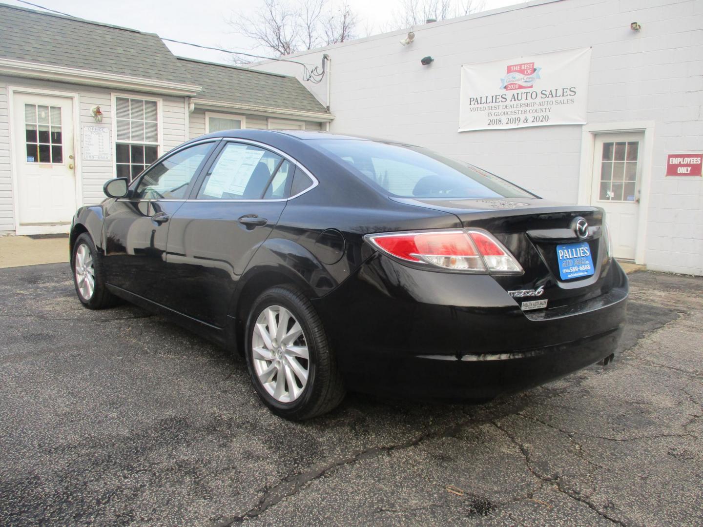 2012 BLACK Mazda MAZDA6 I Touring (1YVHZ8DH3C5) with an 2.5L L4 DOHC 16V engine, 6-Speed Automatic transmission, located at 540a Delsea Drive, Sewell, NJ, 08080, (856) 589-6888, 39.752560, -75.111206 - Photo#3