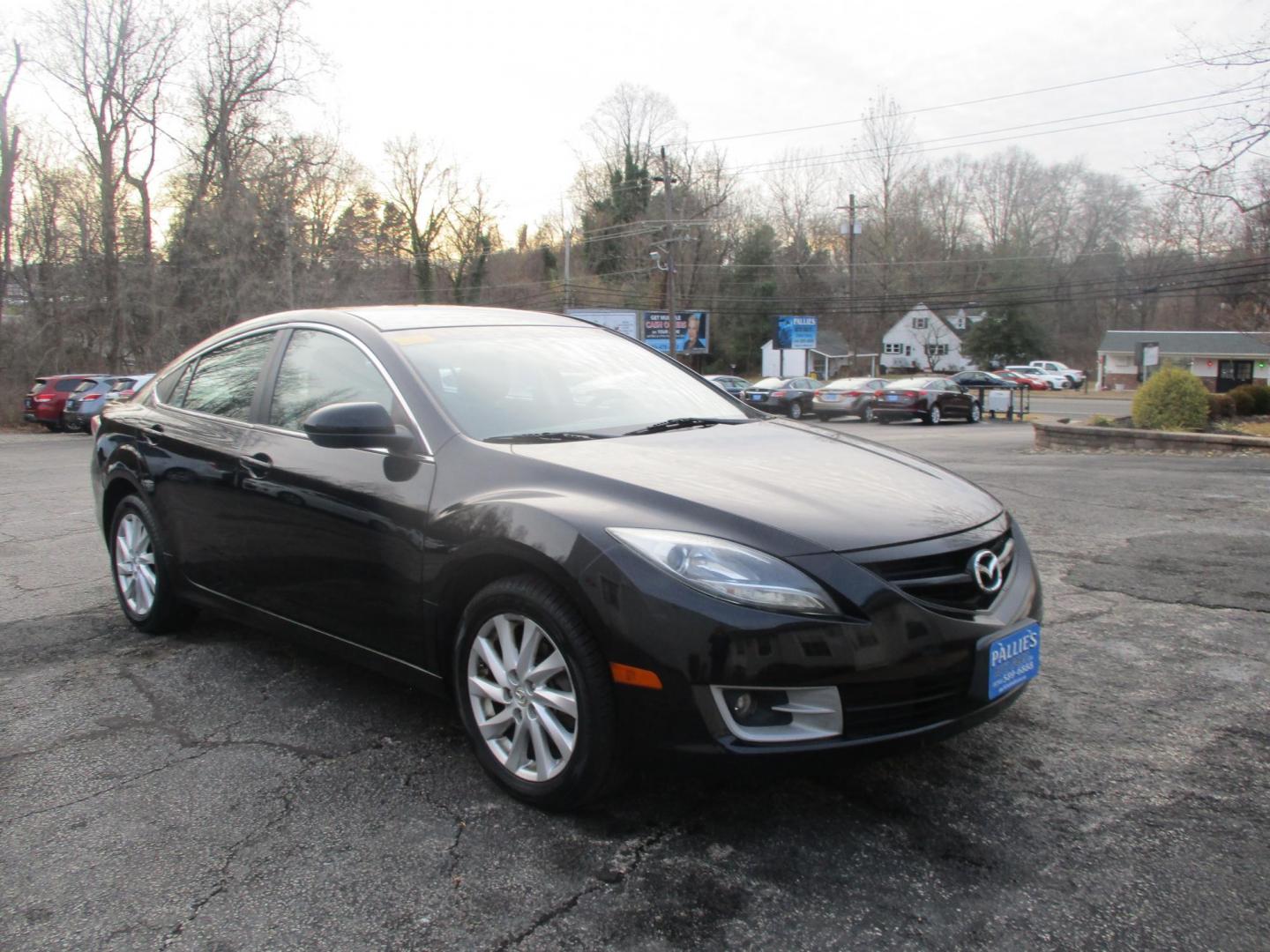 2012 BLACK Mazda MAZDA6 I Touring (1YVHZ8DH3C5) with an 2.5L L4 DOHC 16V engine, 6-Speed Automatic transmission, located at 540a Delsea Drive, Sewell, NJ, 08080, (856) 589-6888, 39.752560, -75.111206 - Photo#8