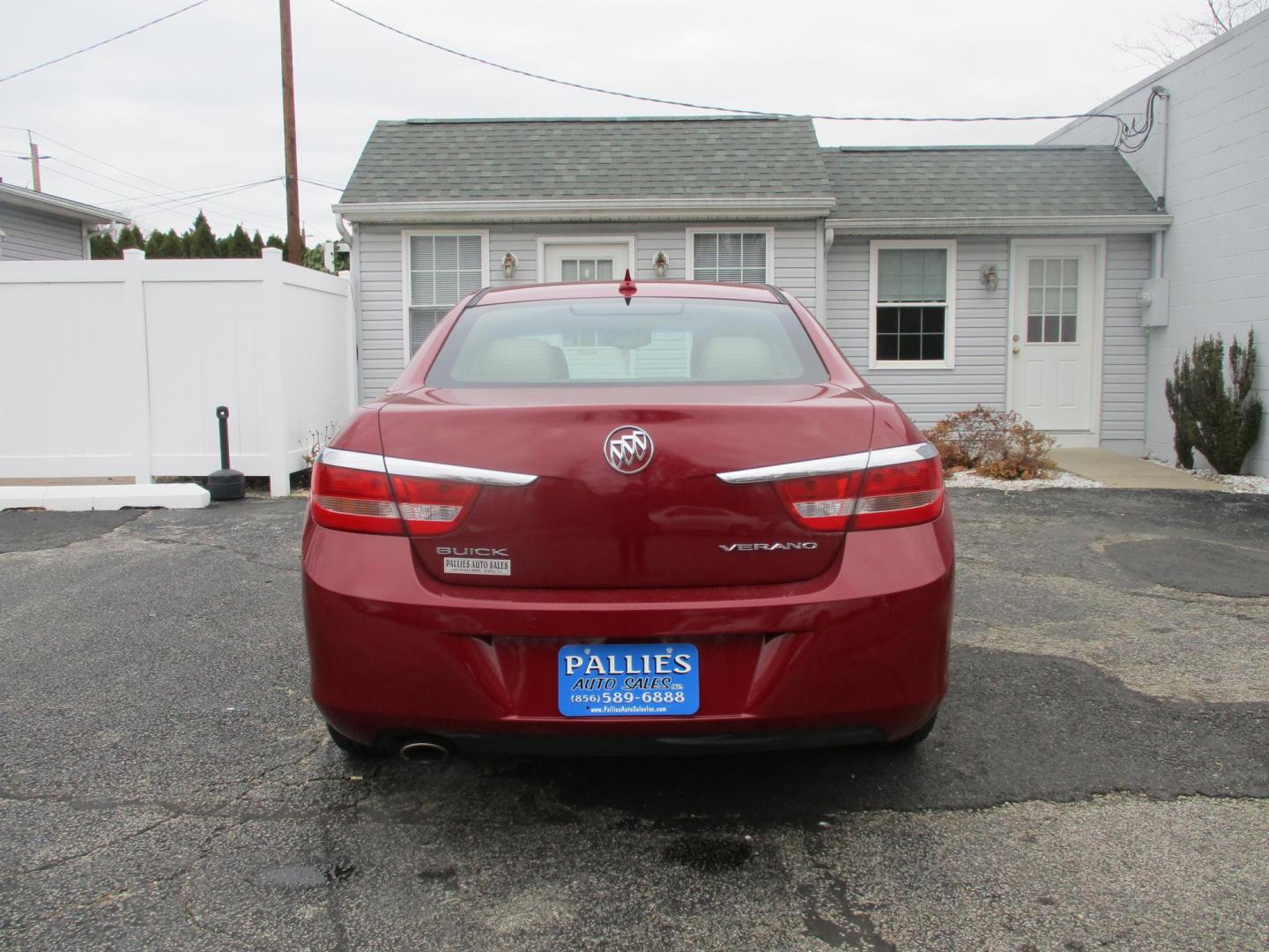 2012 RED Buick Verano Leather (1G4PS5SK3C4) with an 2.4L L4 DOHC 16V FFV engine, 6-Speed Automatic transmission, located at 540a Delsea Drive, Sewell, NJ, 08080, (856) 589-6888, 39.752560, -75.111206 - Photo#5