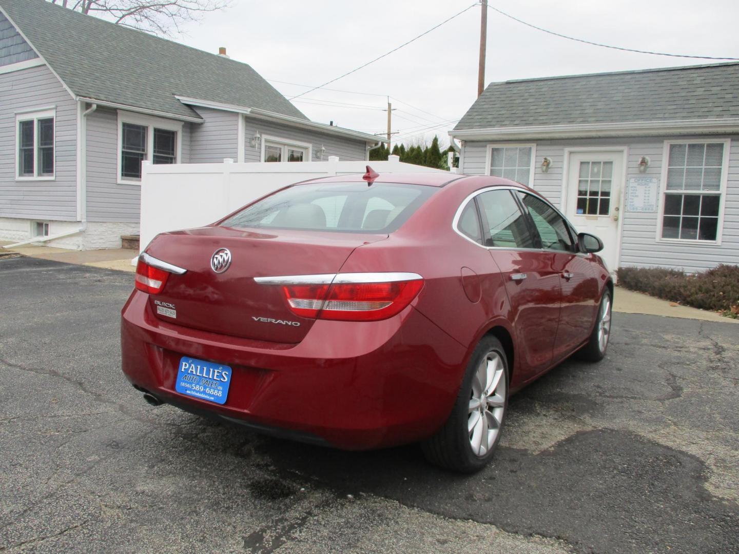 2012 RED Buick Verano Leather (1G4PS5SK3C4) with an 2.4L L4 DOHC 16V FFV engine, 6-Speed Automatic transmission, located at 540a Delsea Drive, Sewell, NJ, 08080, (856) 589-6888, 39.752560, -75.111206 - Photo#7