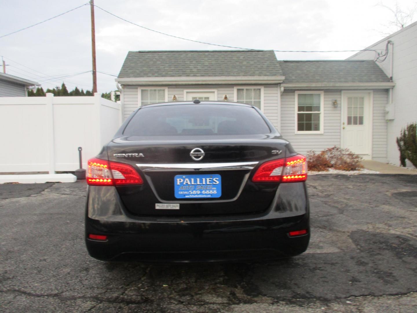 2015 BLACK Nissan Sentra S 6MT (3N1AB7AP0FY) with an 1.8L L4 SFI DOHC 16V engine, 6-Speed Manual transmission, located at 540a Delsea Drive, Sewell, NJ, 08080, (856) 589-6888, 39.752560, -75.111206 - Photo#4