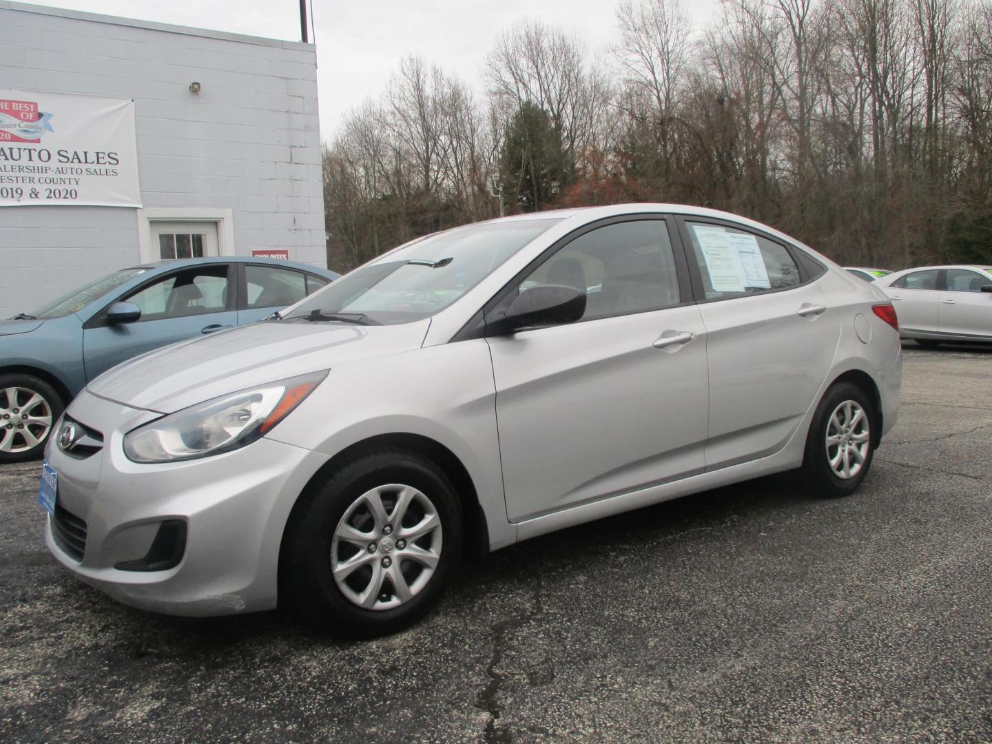 2013 GRAY Hyundai Accent GLS 4-Door (KMHCT4AE8DU) with an 1.6L L4 DOHC 16V engine, located at 540a Delsea Drive, Sewell, NJ, 08080, (856) 589-6888, 39.752560, -75.111206 - Photo#1