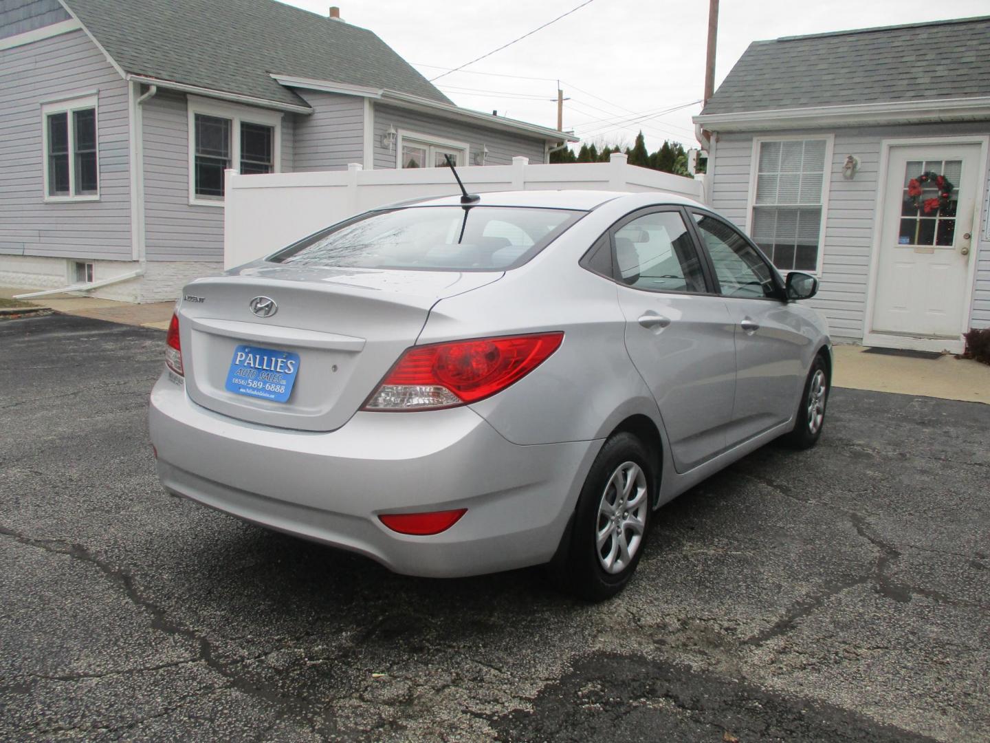 2013 GRAY Hyundai Accent GLS 4-Door (KMHCT4AE8DU) with an 1.6L L4 DOHC 16V engine, located at 540a Delsea Drive, Sewell, NJ, 08080, (856) 589-6888, 39.752560, -75.111206 - Photo#6