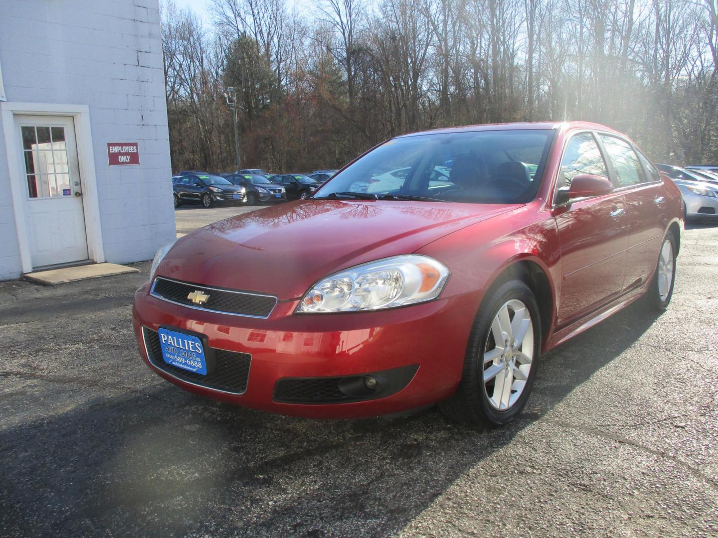 2014 RED Chevrolet Impala LTZ (2G1WC5E37E1) with an 3.6L V6 DOHC 16V FFV engine, 6-Speed Automatic transmission, located at 540a Delsea Drive, Sewell, NJ, 08080, (856) 589-6888, 39.752560, -75.111206 - Photo#0