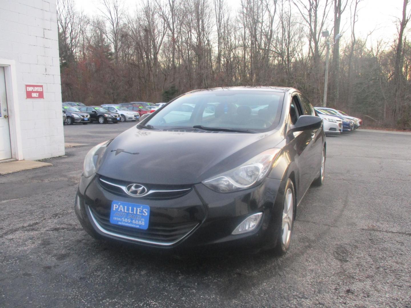 2013 BLACK Hyundai Elantra Limited (5NPDH4AE7DH) with an 1.8L L4 DOHC 16V engine, 6-Speed Automatic transmission, located at 540a Delsea Drive, Sewell, NJ, 08080, (856) 589-6888, 39.752560, -75.111206 - Photo#0