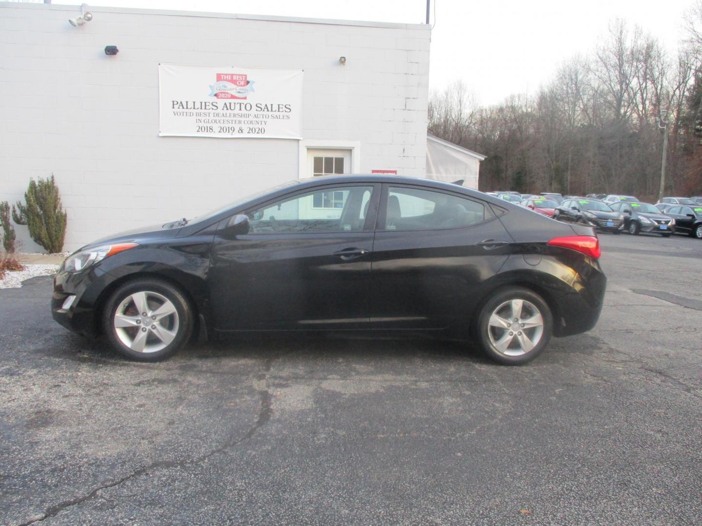 2013 BLACK Hyundai Elantra Limited (5NPDH4AE7DH) with an 1.8L L4 DOHC 16V engine, 6-Speed Automatic transmission, located at 540a Delsea Drive, Sewell, NJ, 08080, (856) 589-6888, 39.752560, -75.111206 - Photo#2